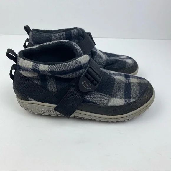 Chaco Ramble Wool Plaid Indoor Outdoor Slipper High Top Shoes Size 7.5 - Picture 5 of 12